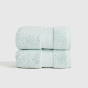 NWT QUINCE Turkish Classic Hand Towel (Set of 2) Mist 3278